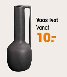 Aanbiedingen Vaas ivot - Huismerk - Kwantum - Geldig van 07/11/2022 tot 16/11/2022 bij Kwantum