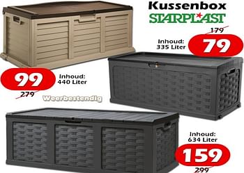 Aanbiedingen Kussenbox - Starplast - Geldig van 27/10/2022 tot 20/11/2022 bij Itek