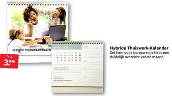 Aanbiedingen Hybride thuiswerk-kalender - Huismerk - Boekenvoordeel - Geldig van 12/11/2022 tot 20/11/2022 bij Boekenvoordeel