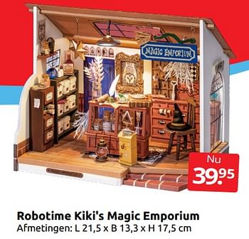 Aanbiedingen Robotime kiki`s magic emporium - Robotime - Geldig van 12/11/2022 tot 20/11/2022 bij Boekenvoordeel