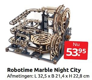 Aanbiedingen Robotime marble night city - Robotime - Geldig van 12/11/2022 tot 20/11/2022 bij Boekenvoordeel
