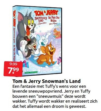 Aanbiedingen Tom + jerry snowman`s land - Huismerk - Boekenvoordeel - Geldig van 12/11/2022 tot 20/11/2022 bij Boekenvoordeel