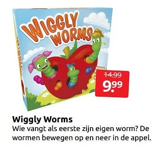 Aanbiedingen Wiggly worms - Pressman - Geldig van 12/11/2022 tot 20/11/2022 bij Boekenvoordeel