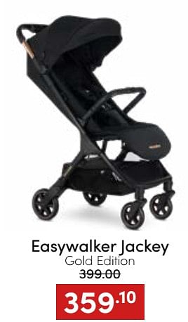 Aanbiedingen Easywalker jackey gold edition - Easywalker - Geldig van 20/11/2022 tot 26/11/2022 bij Baby & Tiener Megastore