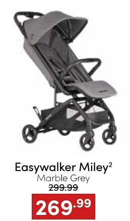 Aanbiedingen Easywalker miley2 marble grey - Easywalker - Geldig van 20/11/2022 tot 26/11/2022 bij Baby & Tiener Megastore