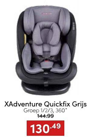 Aanbiedingen Xadventure quickfix grijs - Xadventure - Geldig van 20/11/2022 tot 26/11/2022 bij Baby & Tiener Megastore