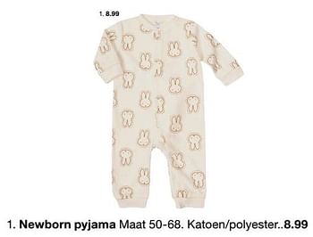 Aanbiedingen Newborn pyjama - Huismerk - Zeeman  - Geldig van 19/11/2022 tot 25/11/2022 bij Zeeman