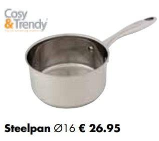 Aanbiedingen Steelpan - Cosy &amp; Trendy - Geldig van 21/11/2022 tot 24/12/2022 bij Multi Bazar