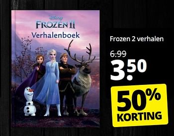 Aanbiedingen Frozen 2 verhalen - Huismerk - Boekenvoordeel - Geldig van 18/11/2022 tot 28/11/2022 bij Boekenvoordeel