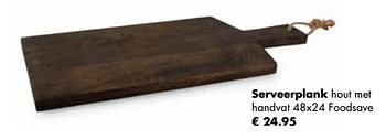 Aanbiedingen Serveerplank hout met handvat - Salt &amp; Pepper - Geldig van 21/11/2022 tot 24/12/2022 bij Multi Bazar