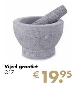 Aanbiedingen Vijzel grantiet - Huismerk - Multi Bazar - Geldig van 21/11/2022 tot 24/12/2022 bij Multi Bazar