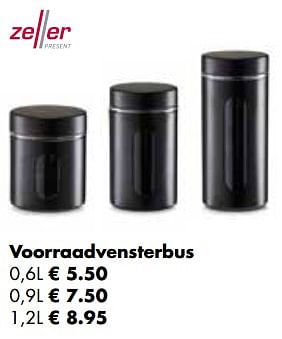 Aanbiedingen Voorraadvensterbus - Zeller Present - Geldig van 21/11/2022 tot 24/12/2022 bij Multi Bazar