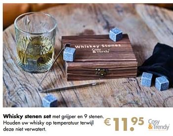 Aanbiedingen Whisky stenen set - Cosy &amp; Trendy - Geldig van 21/11/2022 tot 24/12/2022 bij Multi Bazar