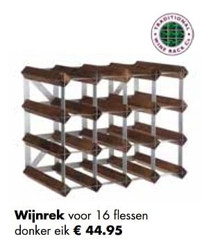 Aanbiedingen Wijnrek - Traditional Wine Rack Co. - Geldig van 21/11/2022 tot 24/12/2022 bij Multi Bazar