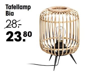 Aanbiedingen Tafellamp bia - Huismerk - Kwantum - Geldig van 21/11/2022 tot 28/11/2022 bij Kwantum