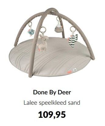 Aanbiedingen Done by deer lalee speelkleed sand - Done by Deer - Geldig van 15/11/2022 tot 02/12/2022 bij Babypark