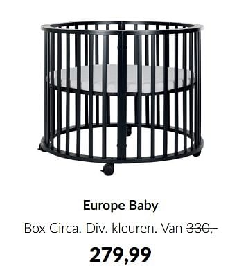 Aanbiedingen Europe baby box circa - Europe baby - Geldig van 15/11/2022 tot 02/12/2022 bij Babypark