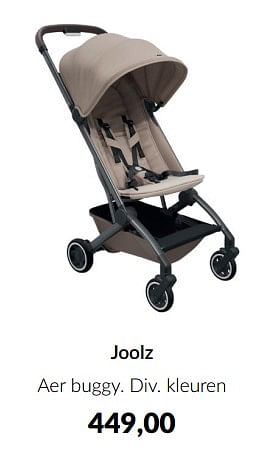 Aanbiedingen Joolz aer buggy - Joolz - Geldig van 15/11/2022 tot 02/12/2022 bij Babypark