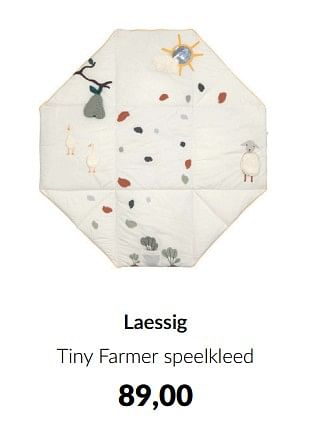 Aanbiedingen Laessig tiny farmer speelkleed - Laessig - Geldig van 15/11/2022 tot 02/12/2022 bij Babypark
