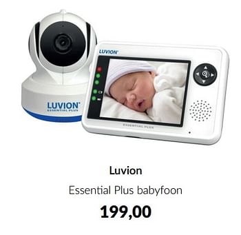 Aanbiedingen Luvion essential plus babyfoon - Luvion - Geldig van 15/11/2022 tot 02/12/2022 bij Babypark