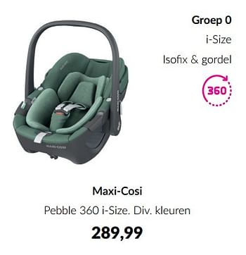 Aanbiedingen Maxi-cosi pebble 360 i-size - Maxi-cosi - Geldig van 15/11/2022 tot 02/12/2022 bij Babypark