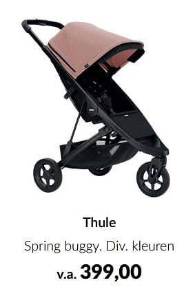 Aanbiedingen Thule spring buggy - Thule - Geldig van 15/11/2022 tot 02/12/2022 bij Babypark