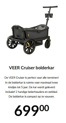 Aanbiedingen Veer cruiser bolderkar - Veer - Geldig van 15/11/2022 tot 02/12/2022 bij Babypark