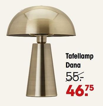 Aanbiedingen Tafellamp dana - Huismerk - Kwantum - Geldig van 29/11/2022 tot 18/12/2022 bij Kwantum