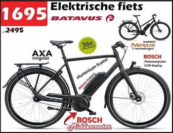 Aanbiedingen Elektrische fiets - Batavus - Geldig van 10/11/2022 tot 04/12/2022 bij Itek