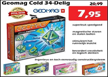Aanbiedingen Geomag cold 34-delig - Geomag Kids - Geldig van 10/11/2022 tot 04/12/2022 bij Itek
