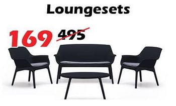 Aanbiedingen Loungesets - Huismerk - Itek - Geldig van 10/11/2022 tot 04/12/2022 bij Itek
