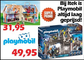 Aanbiedingen Playmobil - Playmobil - Geldig van 10/11/2022 tot 04/12/2022 bij Itek