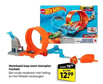 Aanbiedingen Hotwheels loop stunt champion trackset - Mattel - Geldig van 21/11/2022 tot 04/12/2022 bij Big Bazar