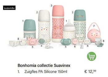 Aanbiedingen Bonhomia collectie suavinex zuigfles pa silicone - Suavinex - Geldig van 01/12/2022 tot 31/12/2022 bij Multi Bazar