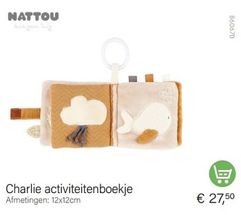 Aanbiedingen Charlie activiteitenboekje - Nattou - Geldig van 01/12/2022 tot 31/12/2022 bij Multi Bazar