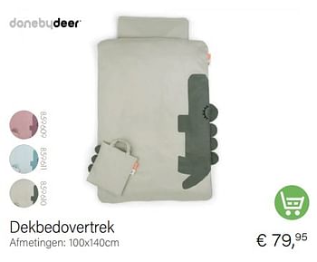 Aanbiedingen Dekbedovertrek - Done by Deer - Geldig van 01/12/2022 tot 31/12/2022 bij Multi Bazar