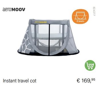Aanbiedingen Instant travel cot - Aeromoov - Geldig van 01/12/2022 tot 31/12/2022 bij Multi Bazar