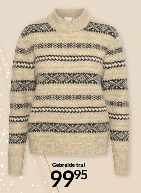 Aanbiedingen Gebreide trui - Huismerk - Bonaparte - Geldig van 15/11/2022 tot 31/12/2022 bij Bonaparte