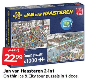 Aanbiedingen Jan van haasteren 2-in1 - Jumbo - Geldig van 26/11/2022 tot 06/12/2022 bij Boekenvoordeel