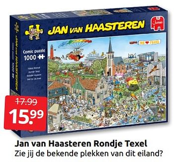 Aanbiedingen Jan van haasteren rondje texel - Jumbo - Geldig van 26/11/2022 tot 06/12/2022 bij Boekenvoordeel