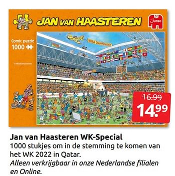 Aanbiedingen Jan van haasteren wk-special - Jumbo - Geldig van 26/11/2022 tot 06/12/2022 bij Boekenvoordeel