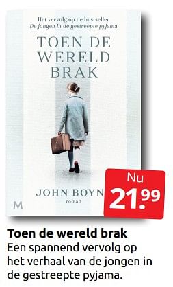Aanbiedingen Toen de wereld brak - Huismerk - Boekenvoordeel - Geldig van 26/11/2022 tot 06/12/2022 bij Boekenvoordeel
