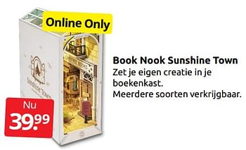 Aanbiedingen Book nook sunshine town - Huismerk - Boekenvoordeel - Geldig van 26/11/2022 tot 06/12/2022 bij Boekenvoordeel