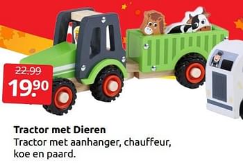 Aanbiedingen Tractor met dieren - Huismerk - Boekenvoordeel - Geldig van 26/11/2022 tot 06/12/2022 bij Boekenvoordeel