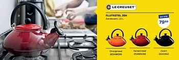 Aanbiedingen Fluitketel zen - Le creuset - Geldig van 26/11/2022 tot 06/01/2023 bij Supra Bazar