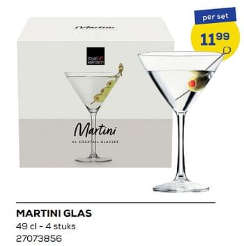 Aanbiedingen Martini glas - Royal Leerdam - Geldig van 26/11/2022 tot 06/01/2023 bij Supra Bazar