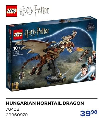 Aanbiedingen Hungarian horntail dragon 76406 - Lego - Geldig van 26/11/2022 tot 06/01/2023 bij Supra Bazar