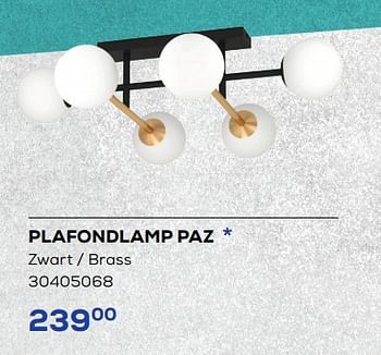 Aanbiedingen Plafondlamp paz - Eglo - Geldig van 26/11/2022 tot 06/01/2023 bij Supra Bazar