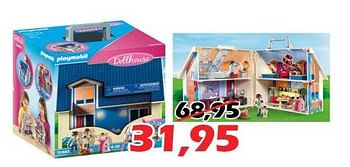 Aanbiedingen Playmobil dollhouse - Playmobil - Geldig van 24/11/2022 tot 18/12/2022 bij Itek