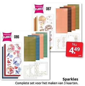 Aanbiedingen Sparkles - Huismerk - Boekenvoordeel - Geldig van 03/12/2022 tot 31/12/2022 bij Boekenvoordeel